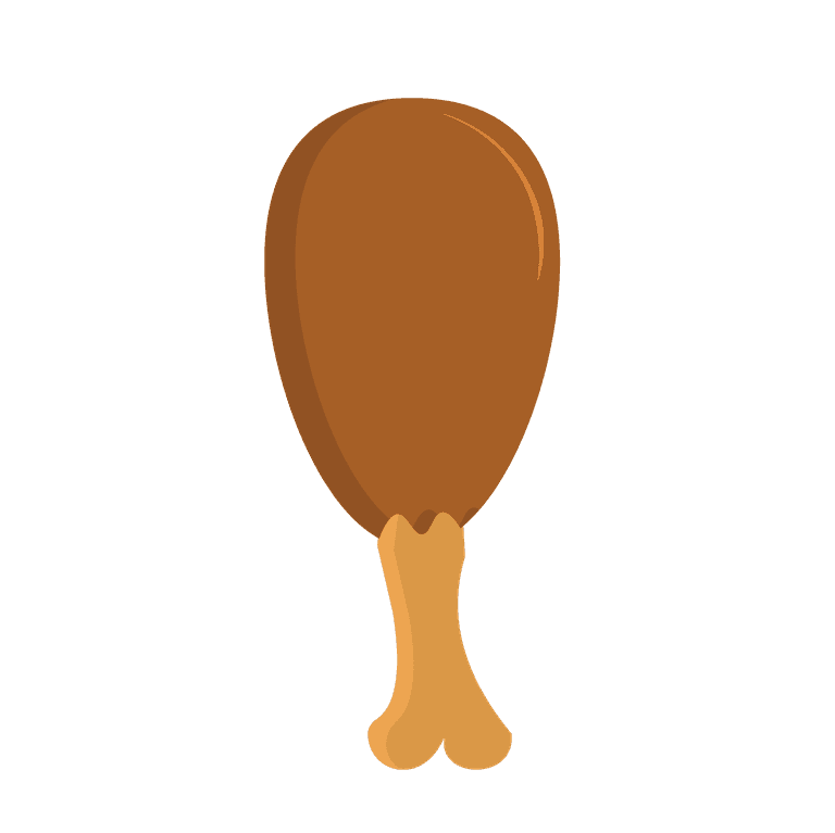 playful flat illustrations of food icons for culinary branding and fast food themes
