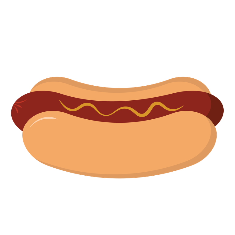 playful flat illustrations of food icons for culinary branding and fast food themes