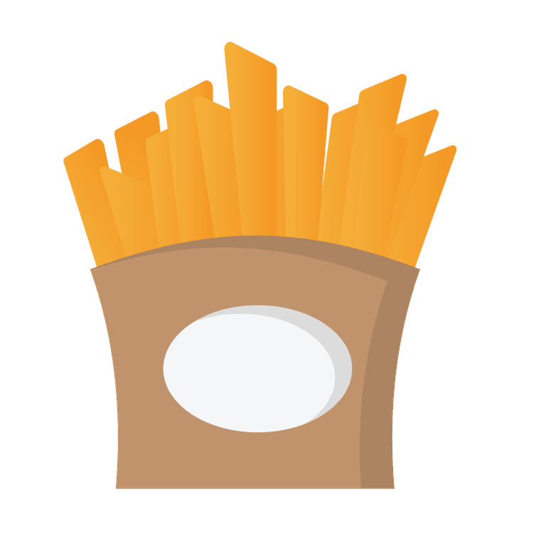 flat food illustration icons with vibrant colors for web, apps, and culinary-themed projects