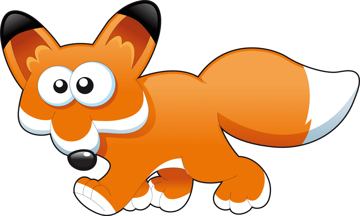adorable and playful fox cute cartoon animals for children’s illustrations and more