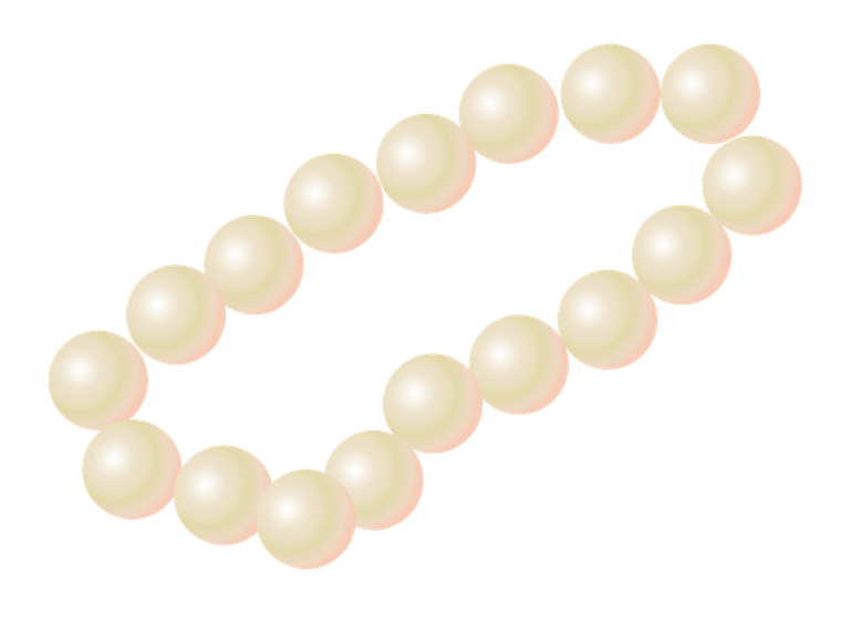 free beautiful beach background of a pearl necklace perfect for summer themes