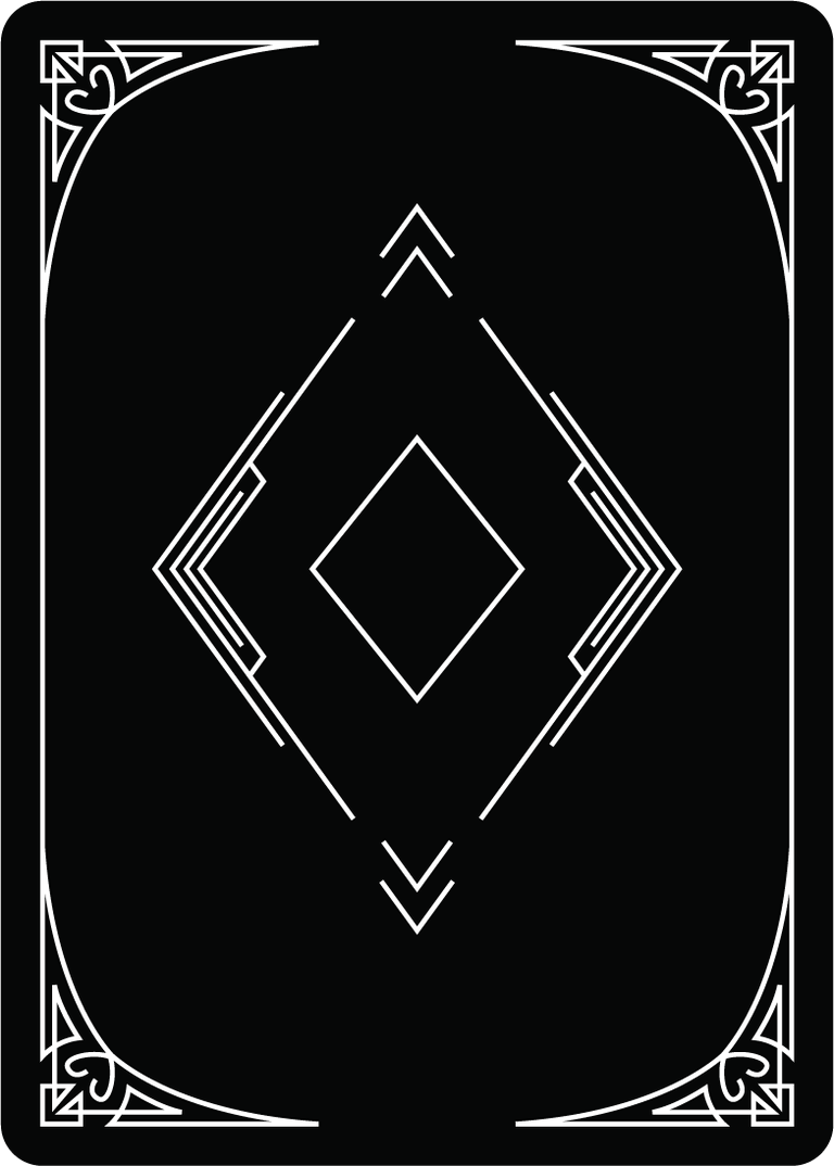 free playing card back vector with elegant lines and geometric shapes for creative projects