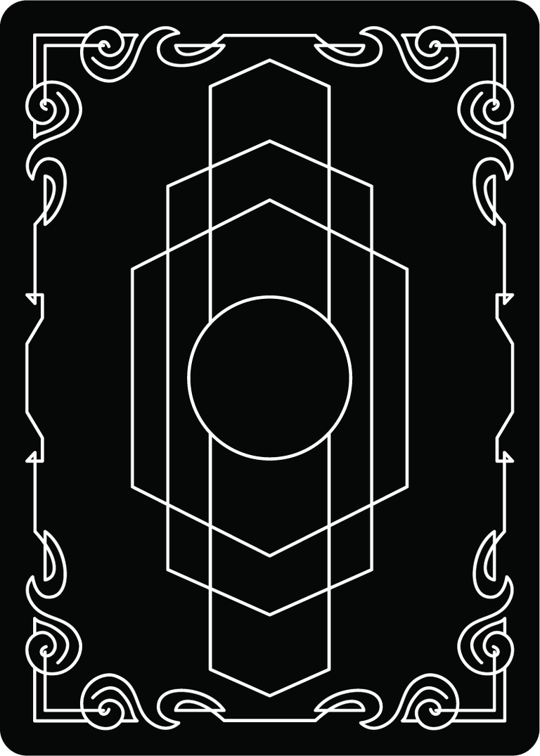 free playing card back vector with elegant minimal style for games and decoration