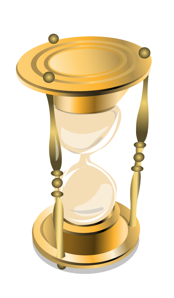 sand timer hourglass illustration - antique hourglass, modern hourglass