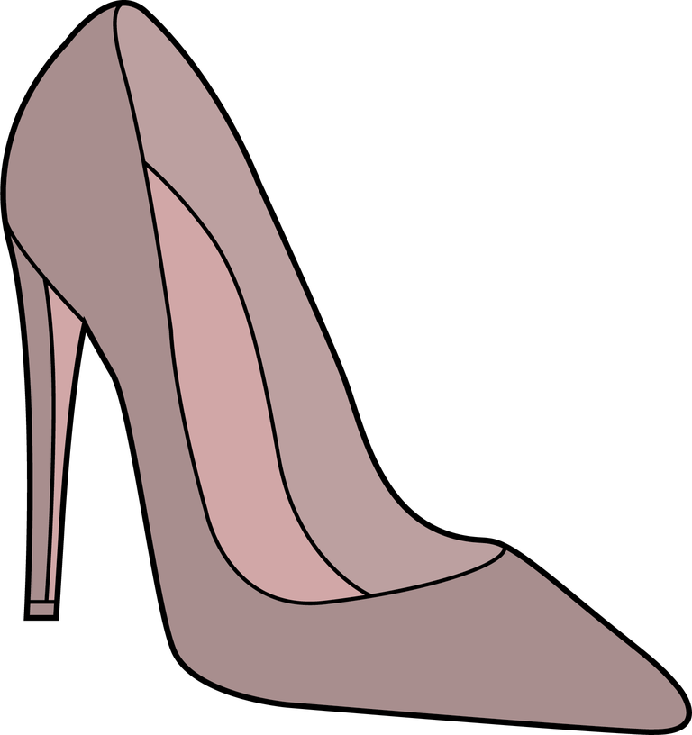 free illustration of pair of stylish high heels for fashion enthusiasts and modern platforms