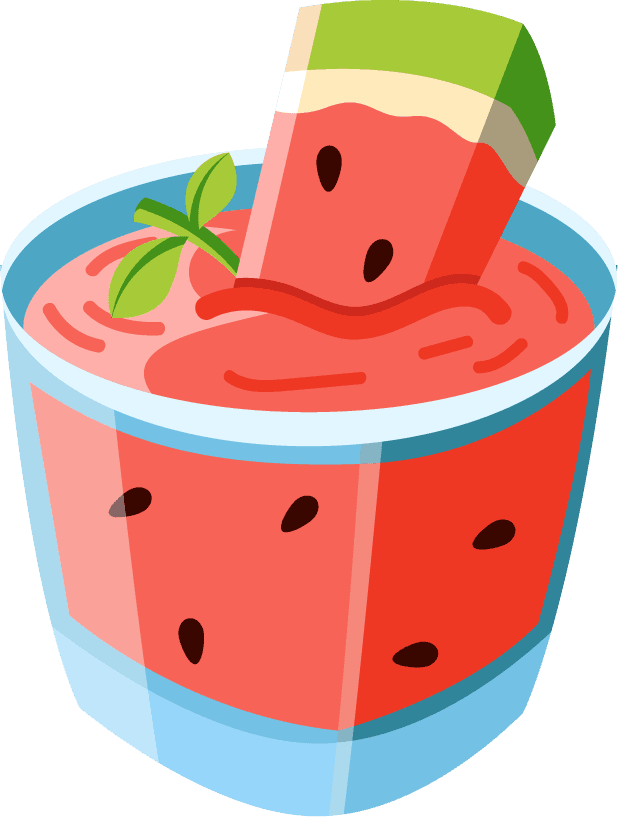 fresh fruit drink and food