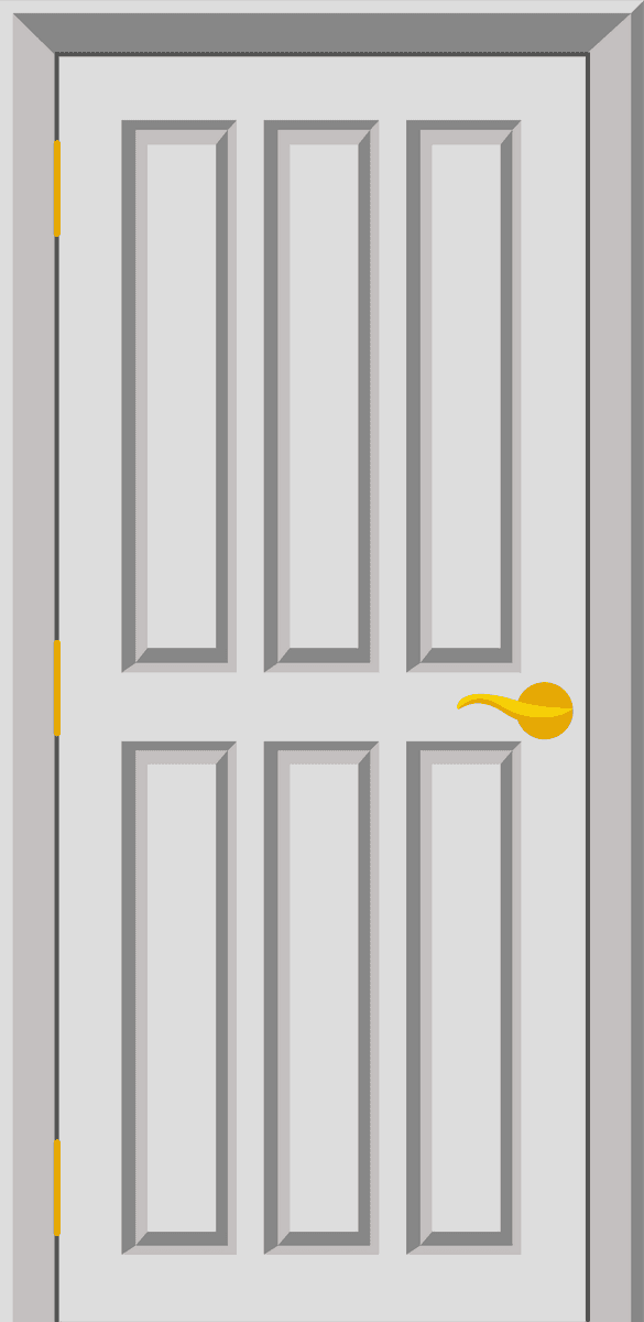 front buildings doors flat style with sleek lines and vibrant accents for modern homes