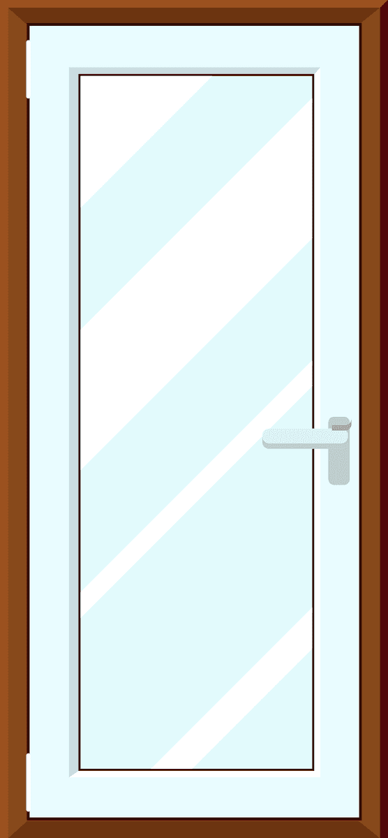 front buildings doors flat style with modern sleek appearance and minimalist feel