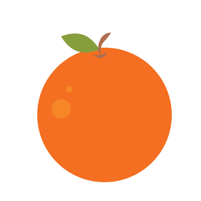 simple colorful fruit illustration