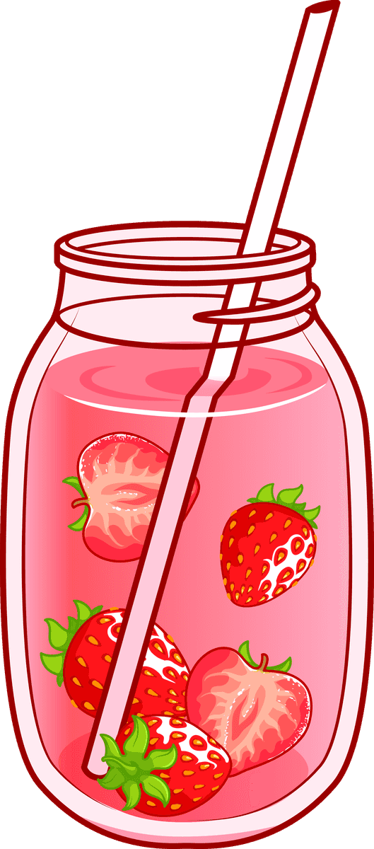 Fruit juice with glass bottles vector