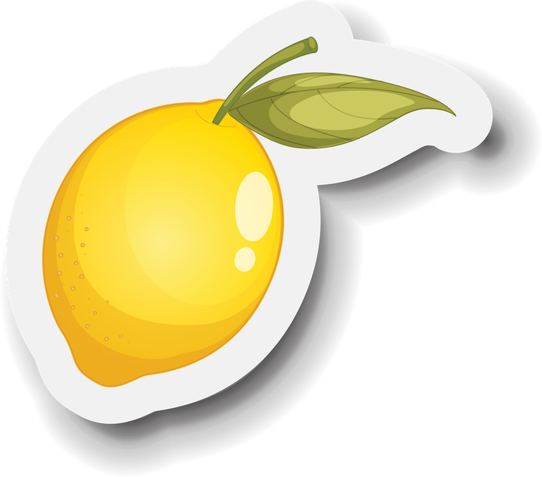 fruits set dessert fruit sticker featuring vibrant lemon design for kitchen decor