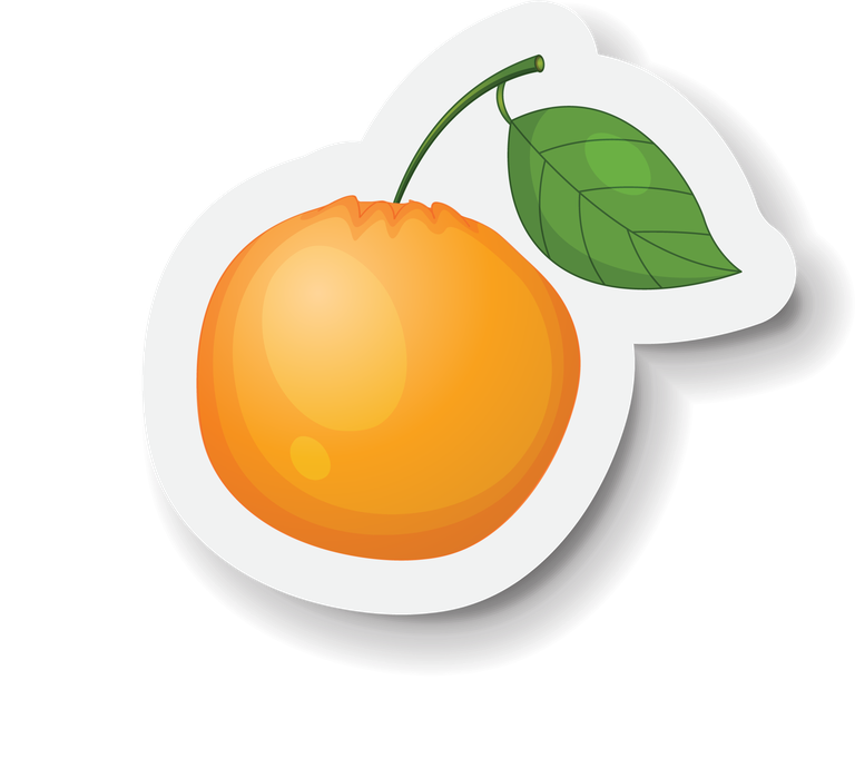 fruits set dessert fruit sticker