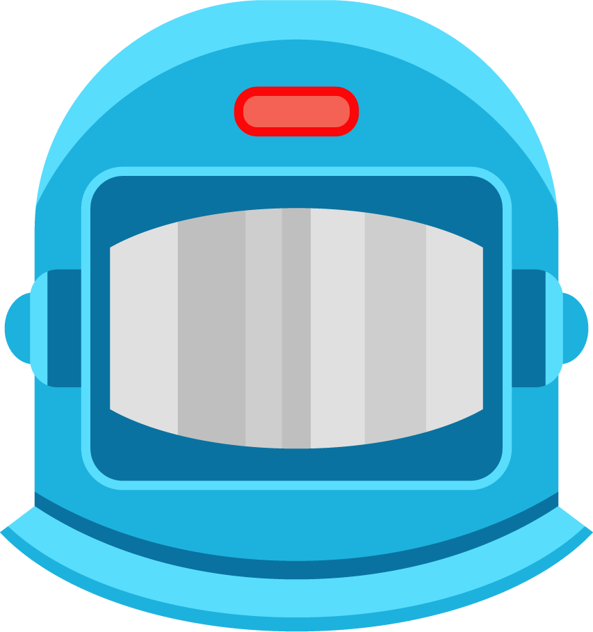 funny headwear flat icons featuring colorful helmets for playful fashion moments