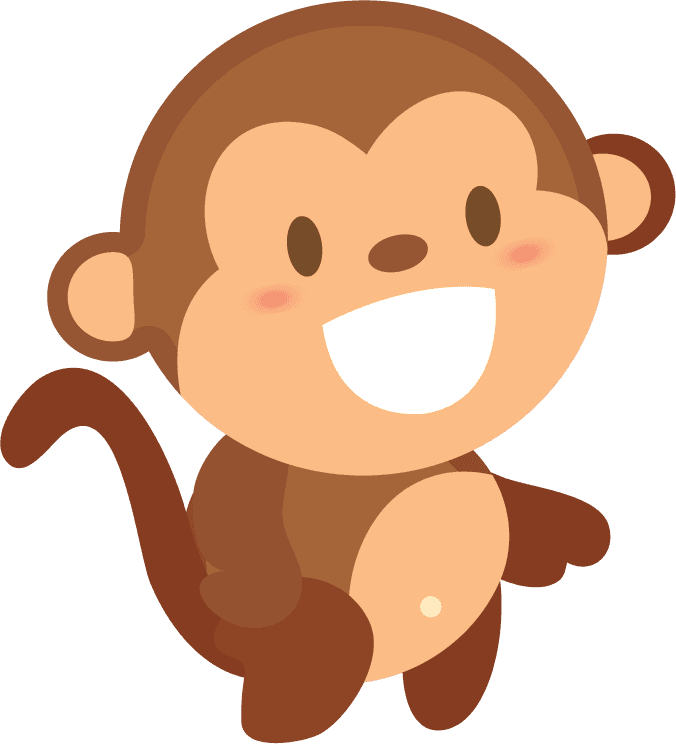 funny monkey cartoon characters