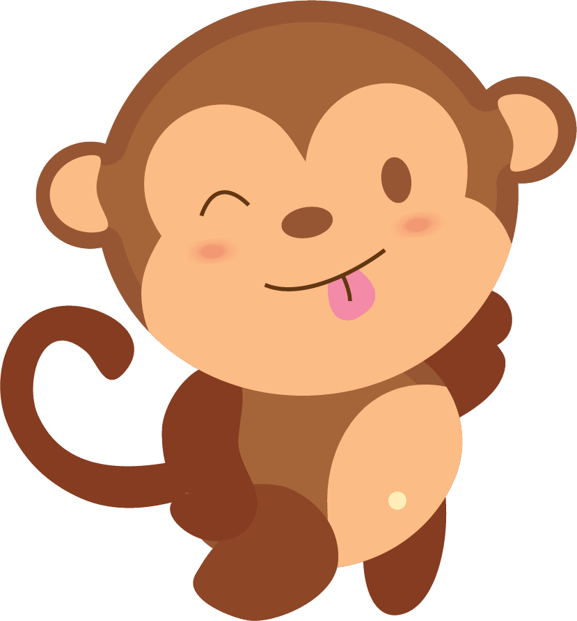 funny monkey cartoon characters