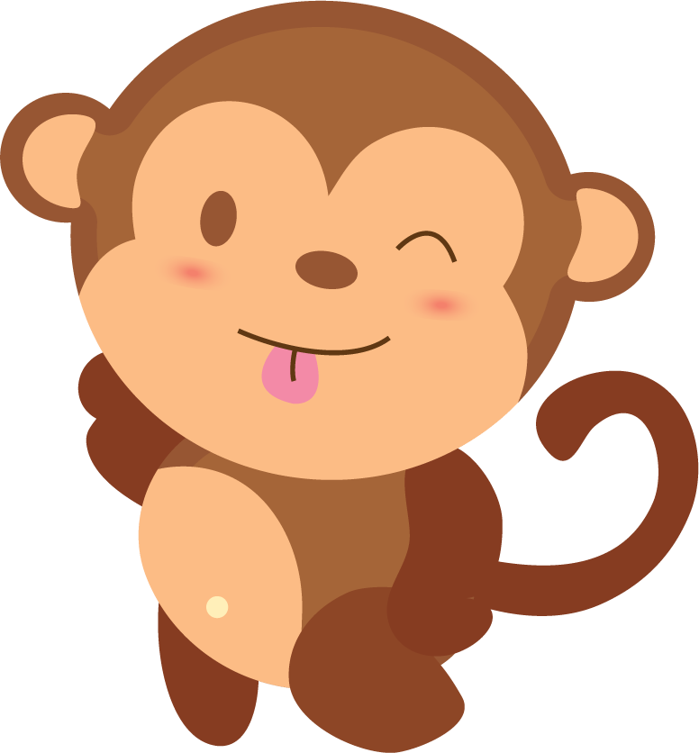 funny monkey cartoon characters perfect for playful designs and children's projects