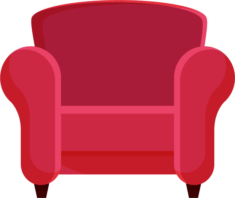 furniture chairs icons collection various colored types