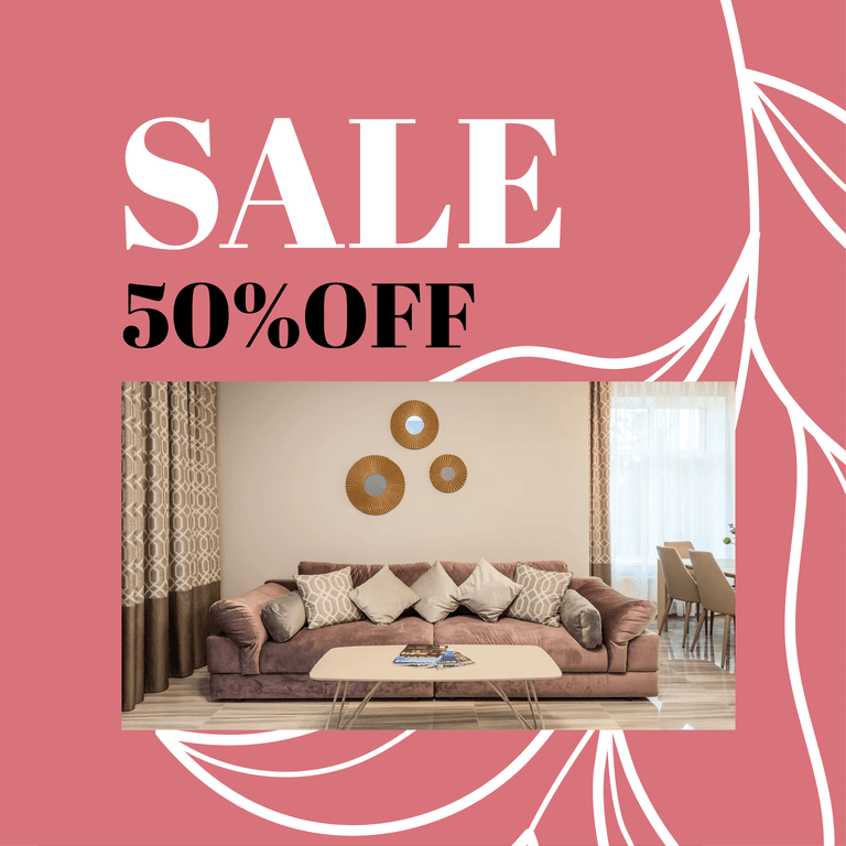 furniture and sofa sale instagram post template