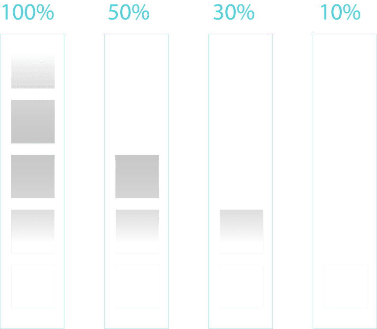 futuristic holographic infographic element collection for displaying data with modern accents