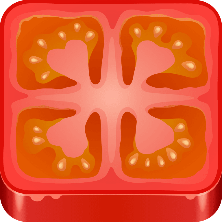 game app icons square food buttons with kiwi orange tomato lime strawberry cucumber lemon