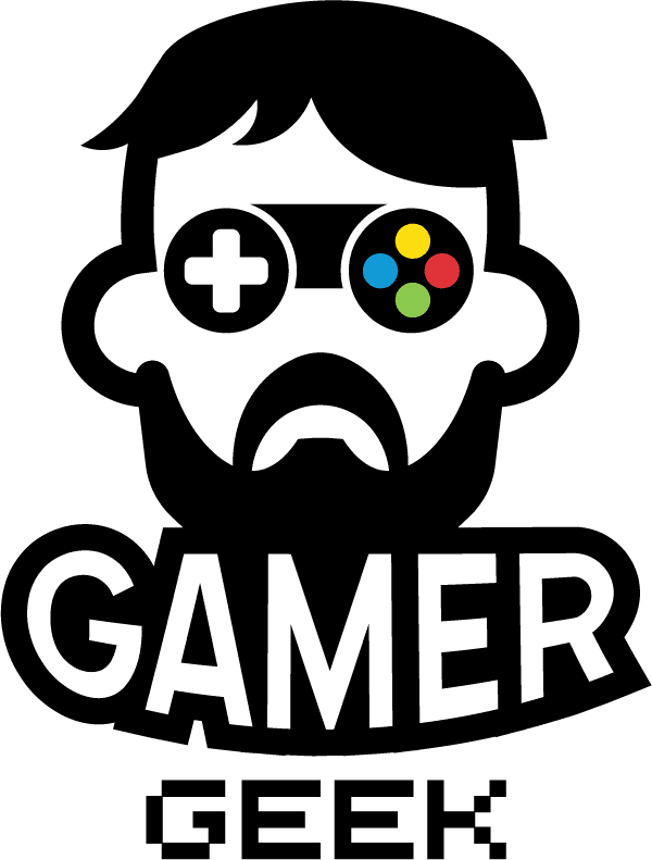 game logo set emblems with gamer vintage modern illustrator online game label template