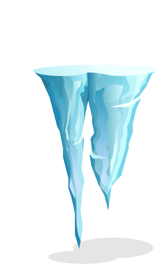 gaming islands and landscape elements featuring stunning ice formations for immersive gameplay