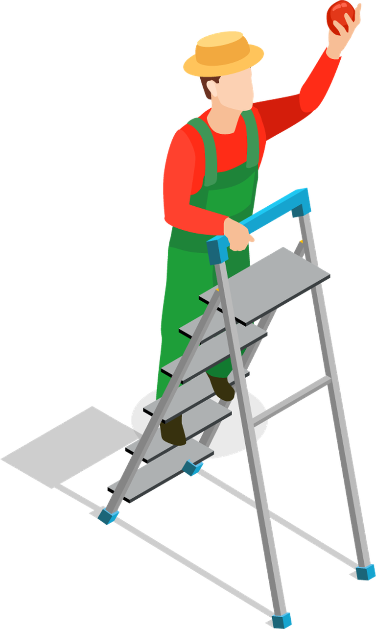 isometric gardener and farmer characters engaging in activities for sustainable agriculture