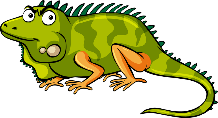 gecko different kinds of reptiles illustration