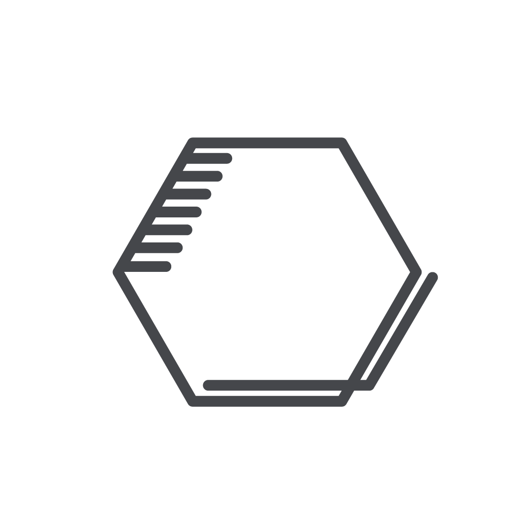 geometrichexagon-line-art-sleek-icon-433020