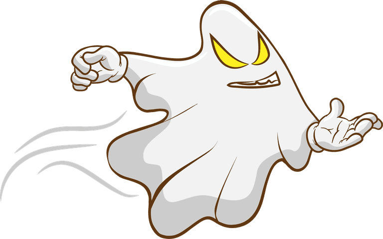 ghosts cute and silly halloween cartoon ghosts isolated on white background