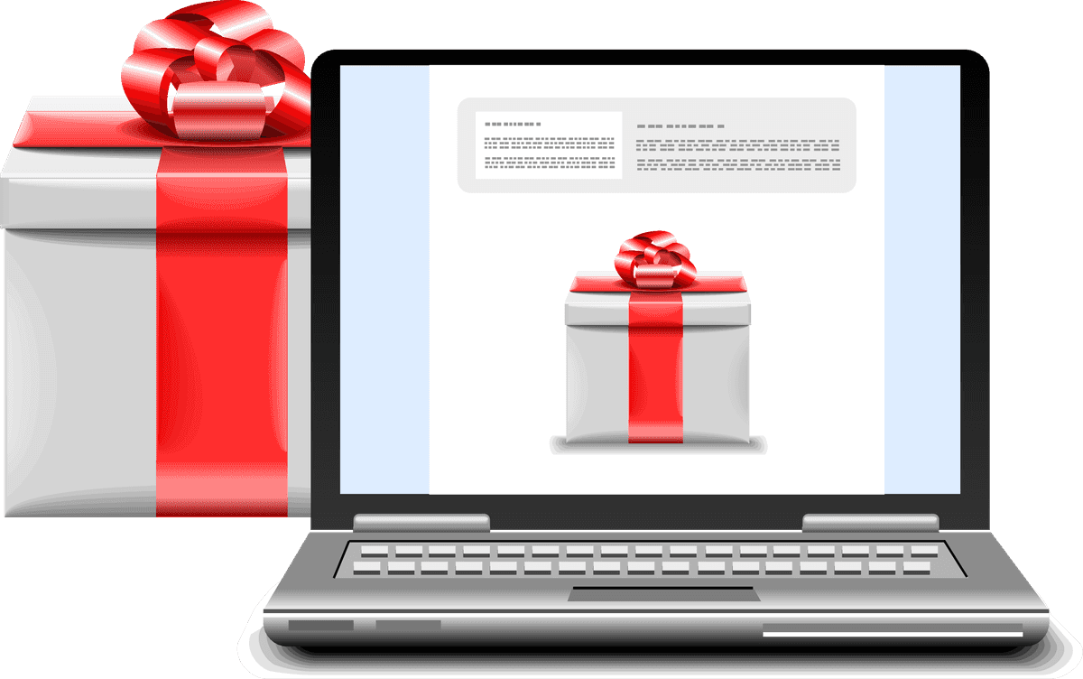 gift box shopping icon series for online retail and festive promotions