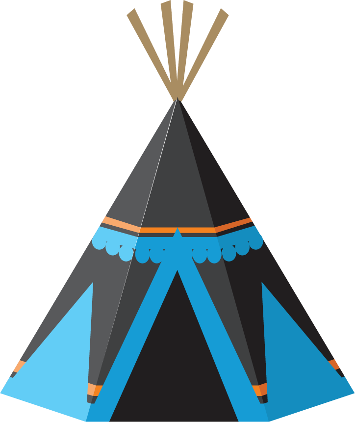 gipsy tipi with tribal ornaments for outdoor adventures and cultural gatherings