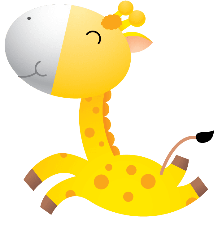 giraffe animal characters vectors