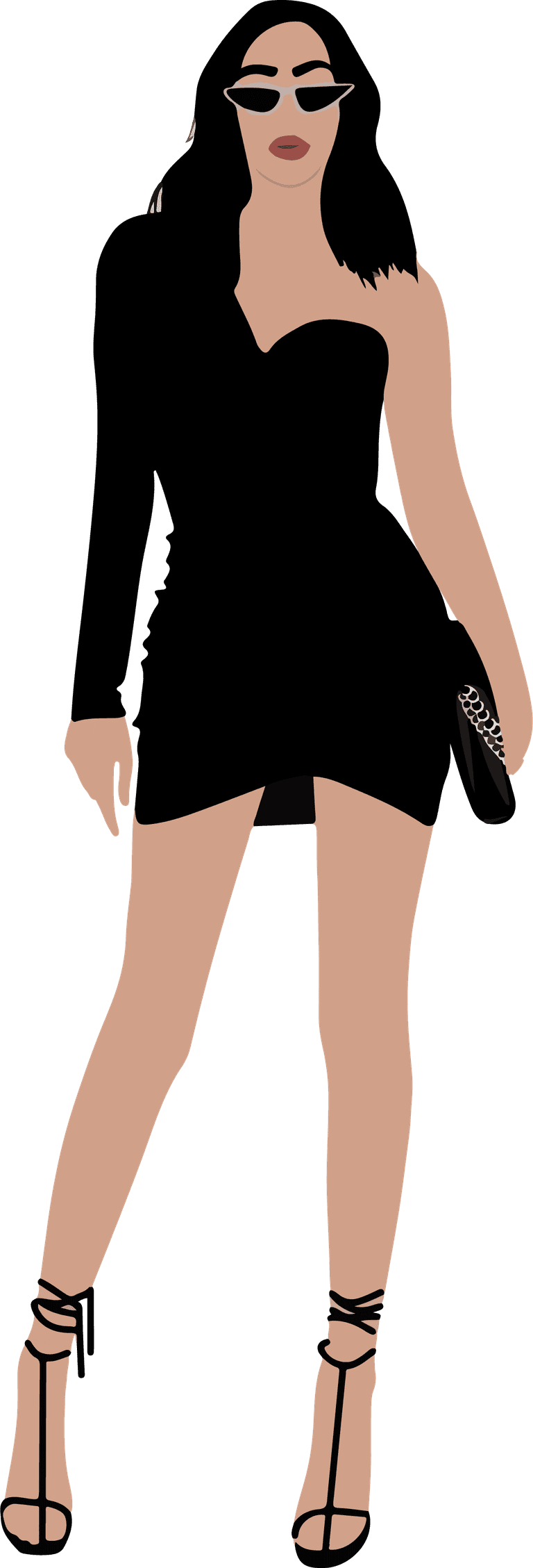 girl digital artwork fashion