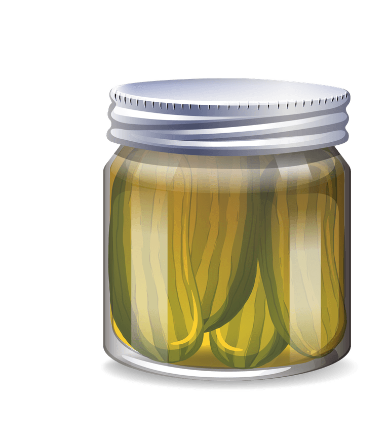 glass food jars different types of food in jars illustration