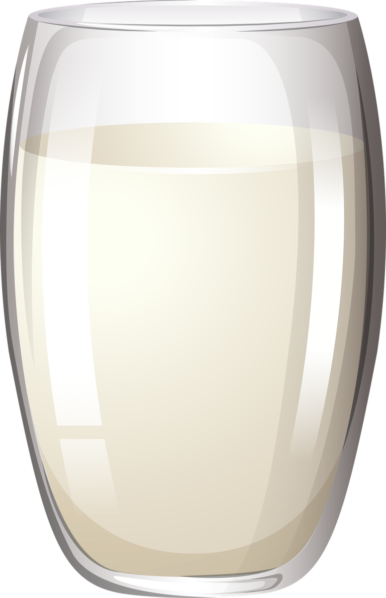 glass of milk fresh milk in a stylish transparent cup for health and wellness