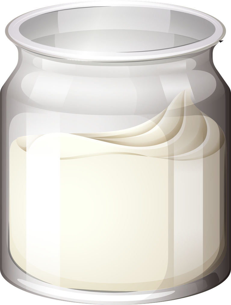 glass of milk fresh milk in a clear jar with a smooth creamy texture