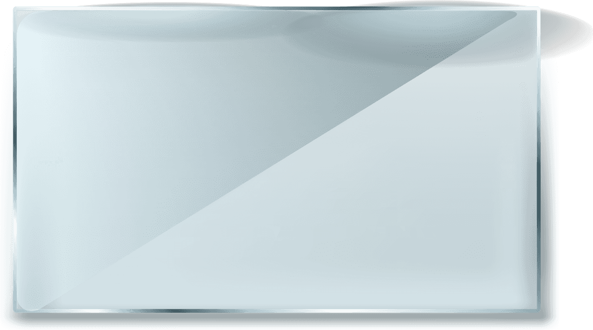 realistic glass mirror with reflections for modern interior decoration projects