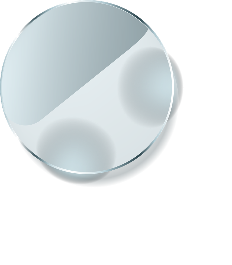 realistic glass mirror for modern decor with reflective surface and elegant contours