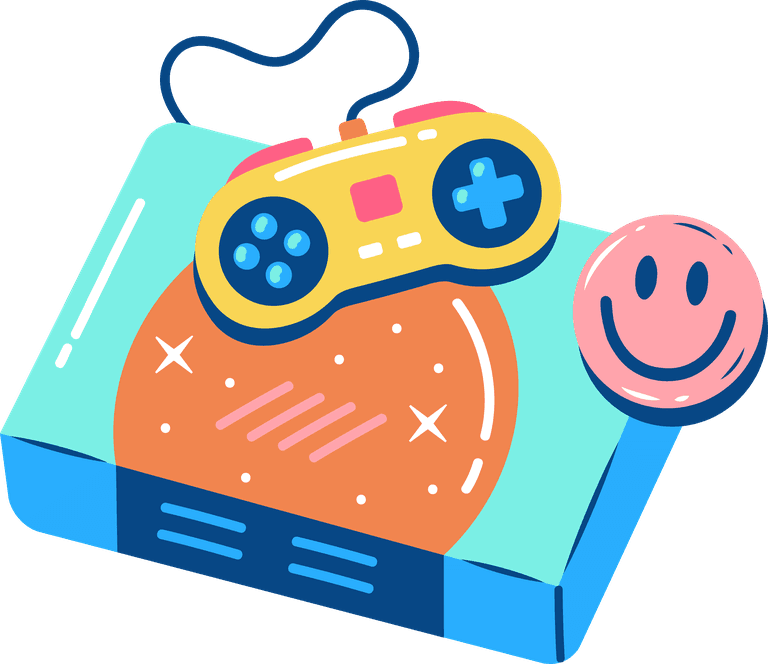 glitzy retro games stickers collection with colorful designs and playful themes for gamers