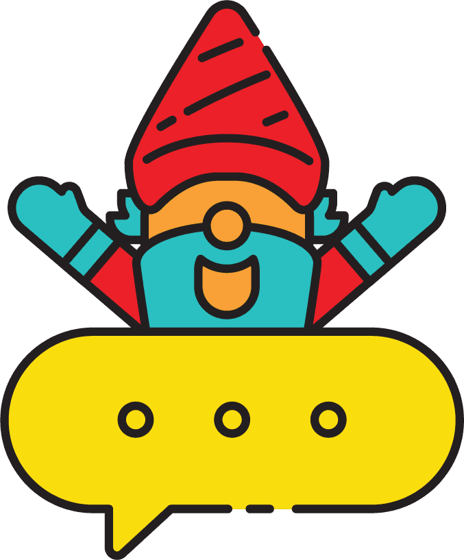 gnomes office worker character set with cheerful expressions for business communication