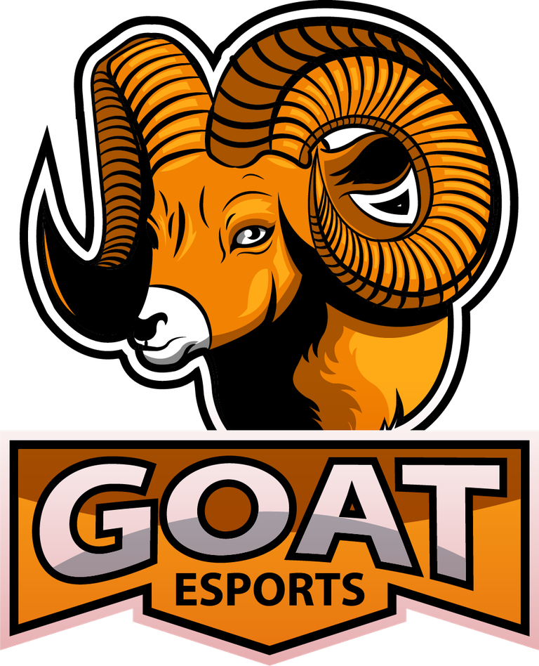 goat logo icons colored flat for esports teams and gaming brands