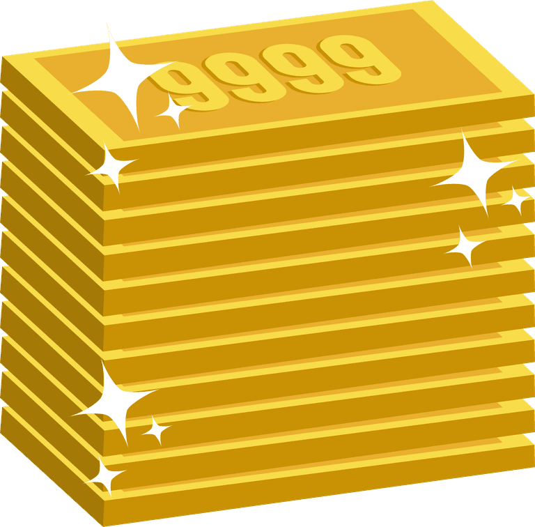 gold money savings elements piggy bank coin money icons