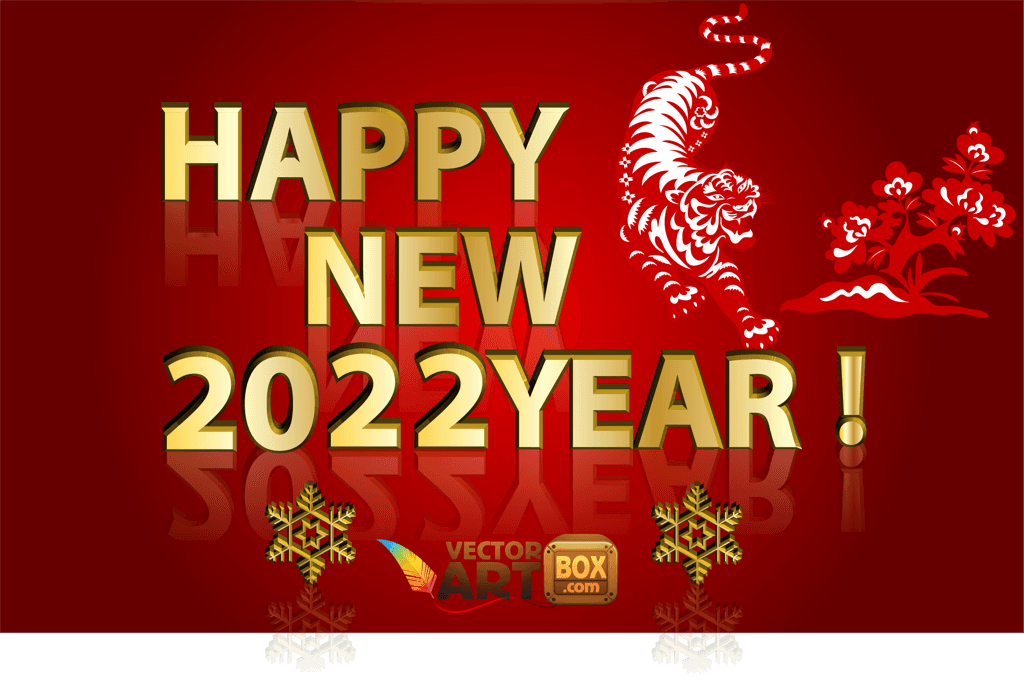 gold new year vector celebration with tiger and floral decorations for festive occasions