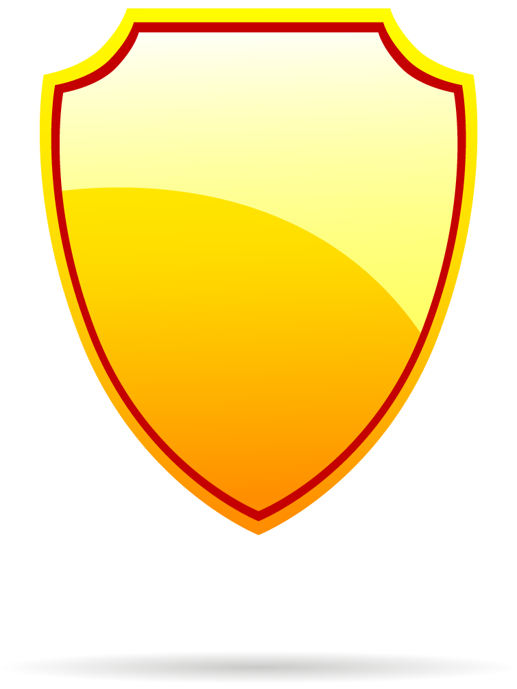 gold shields and badges for achievements in games and awards ceremonies