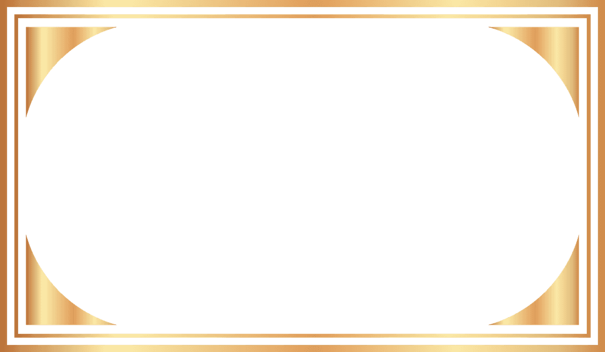 golden art deco frames for elegant invitations and sophisticated decor elements