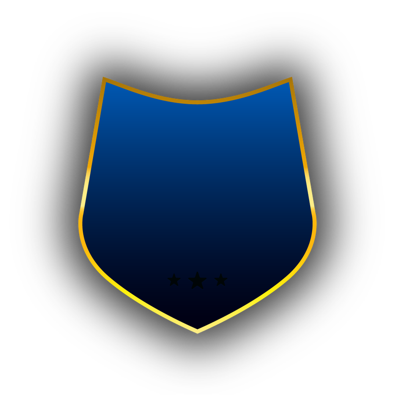 elegant golden badge and frame for awards or achievements in various platforms