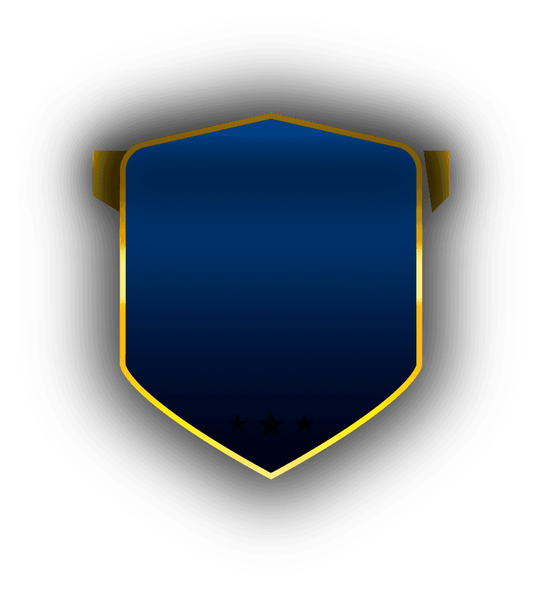 elegant golden badge and frame with customizable features for award presentations