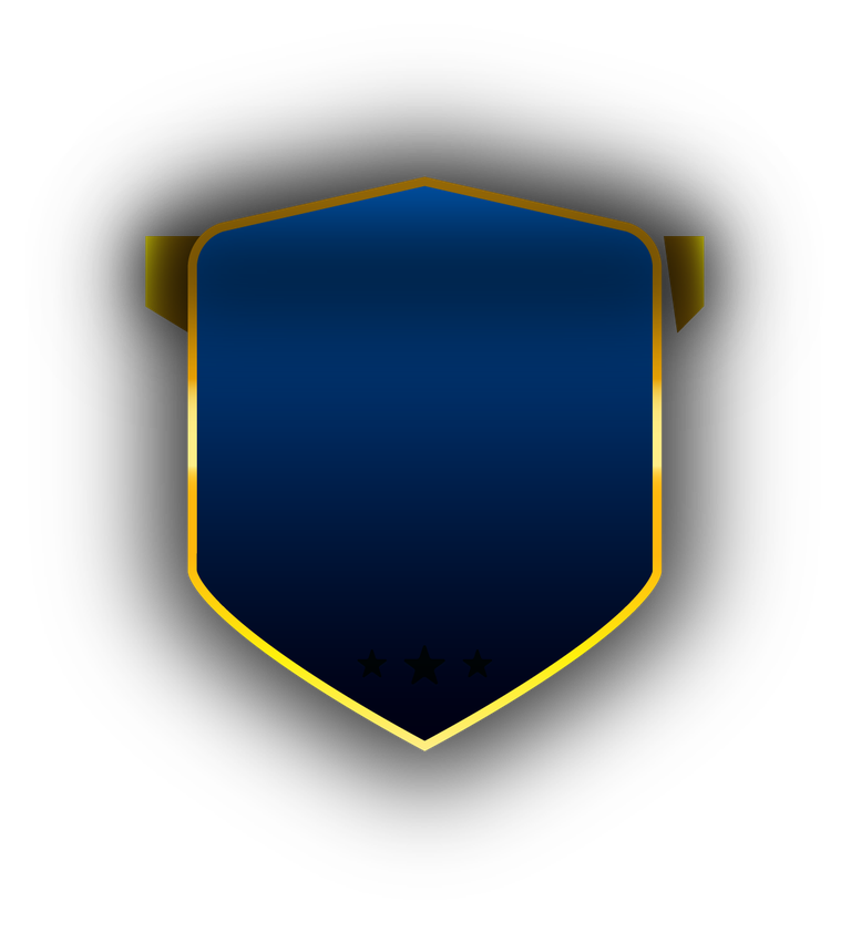 elegant golden badge and frame with customizable features for award presentations