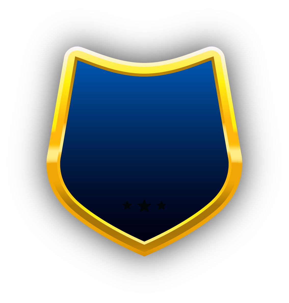 golden badge and frame set for awards, achievements, and recognition purposes